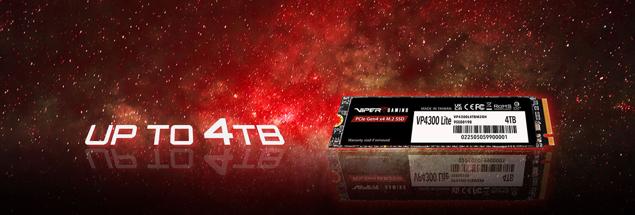 Patriot Viper VP4300 Lite M.2 PCIe Gen 4 x4 Solid State Drive