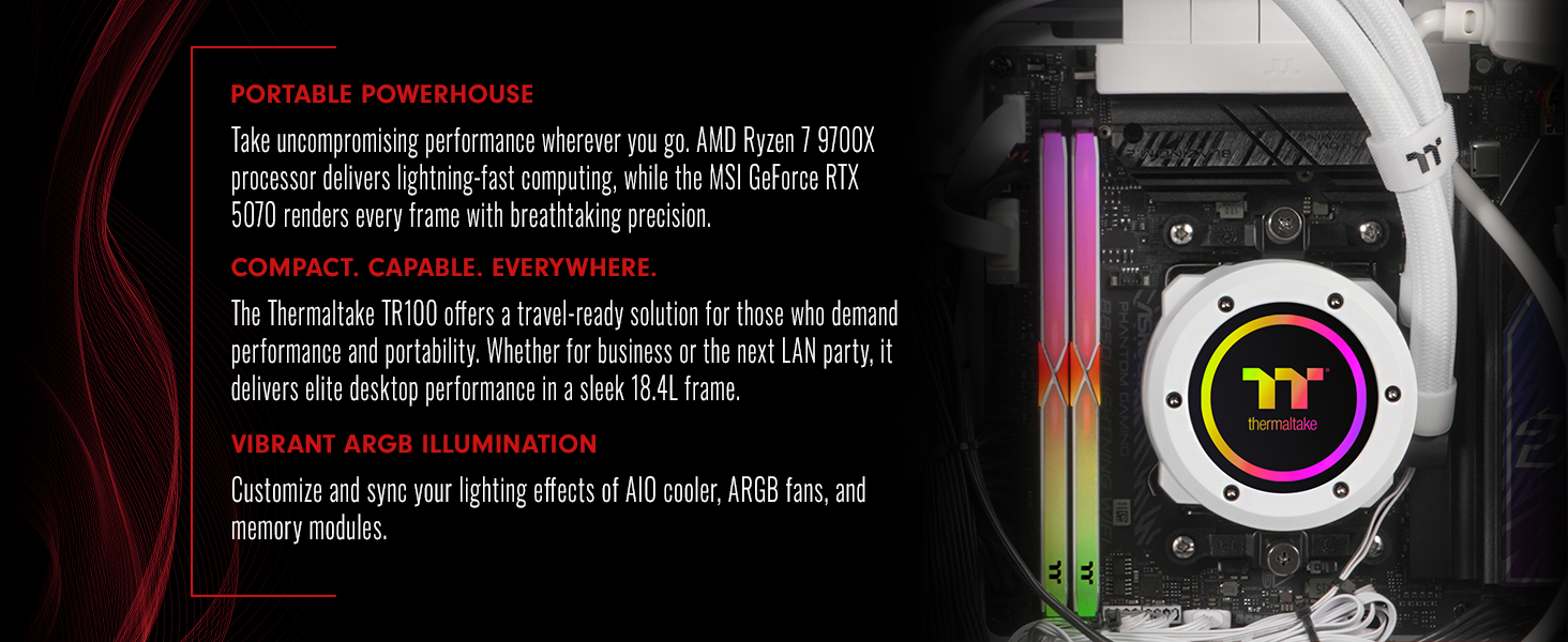 Thermaltake LCGS Traveler Mini-ITX Gaming PC