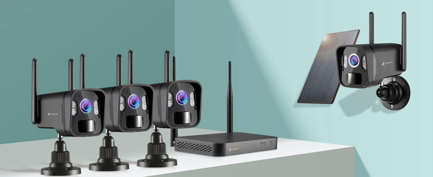 Kittyhok Solar Security Camera System