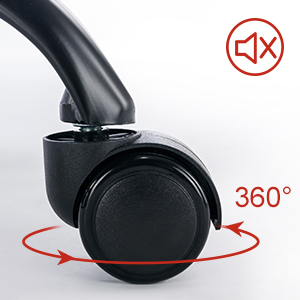 360° Silent Swivel Casters
