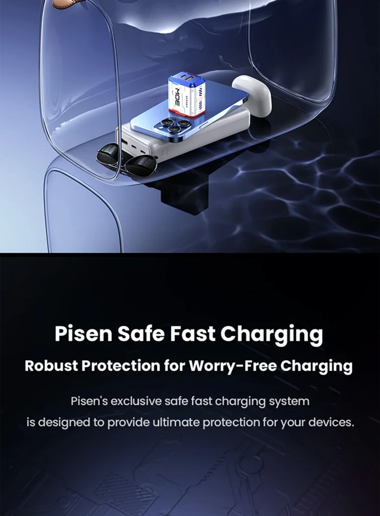 PISEN Gamer Lite 30W 2-Port GaN Fast Charger&nbsp;