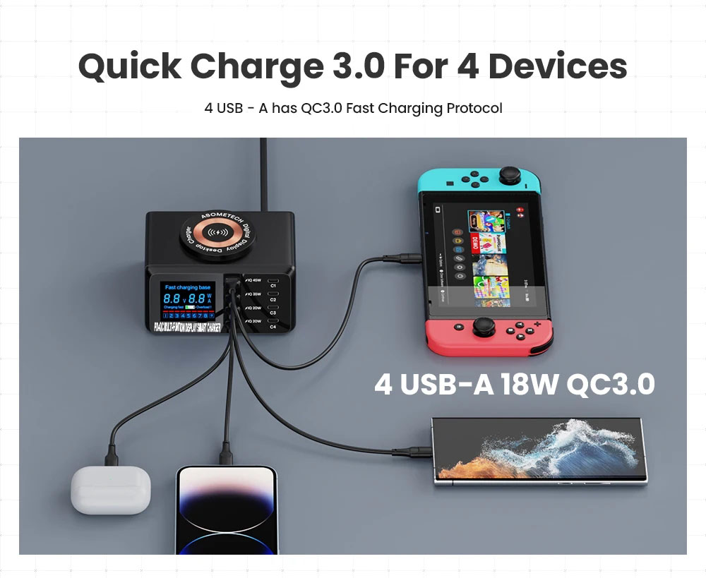 Jansicotek 8 Port Charging Station