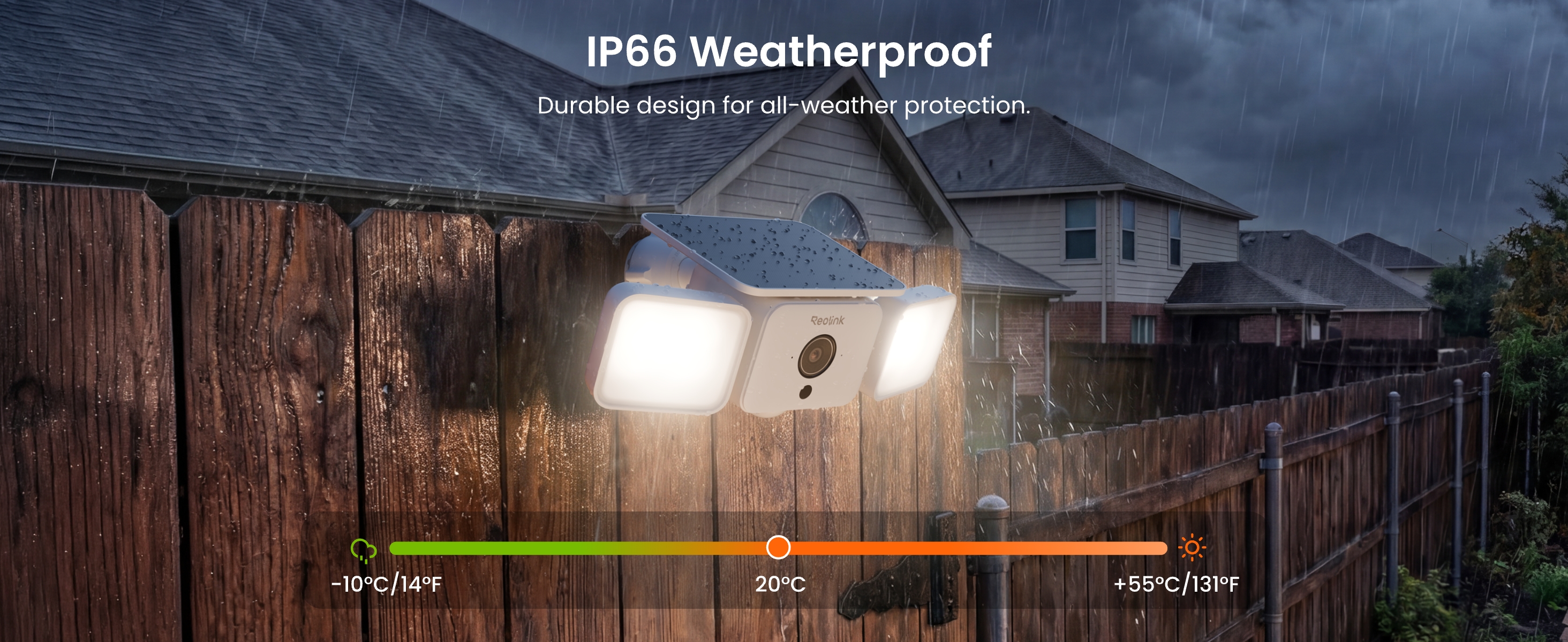 IP66 WEATHER RESISTANT