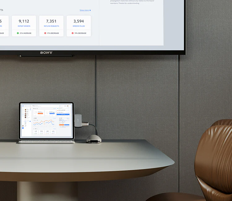 ProtoArc® 2 in 1 Travel Hub Mouse