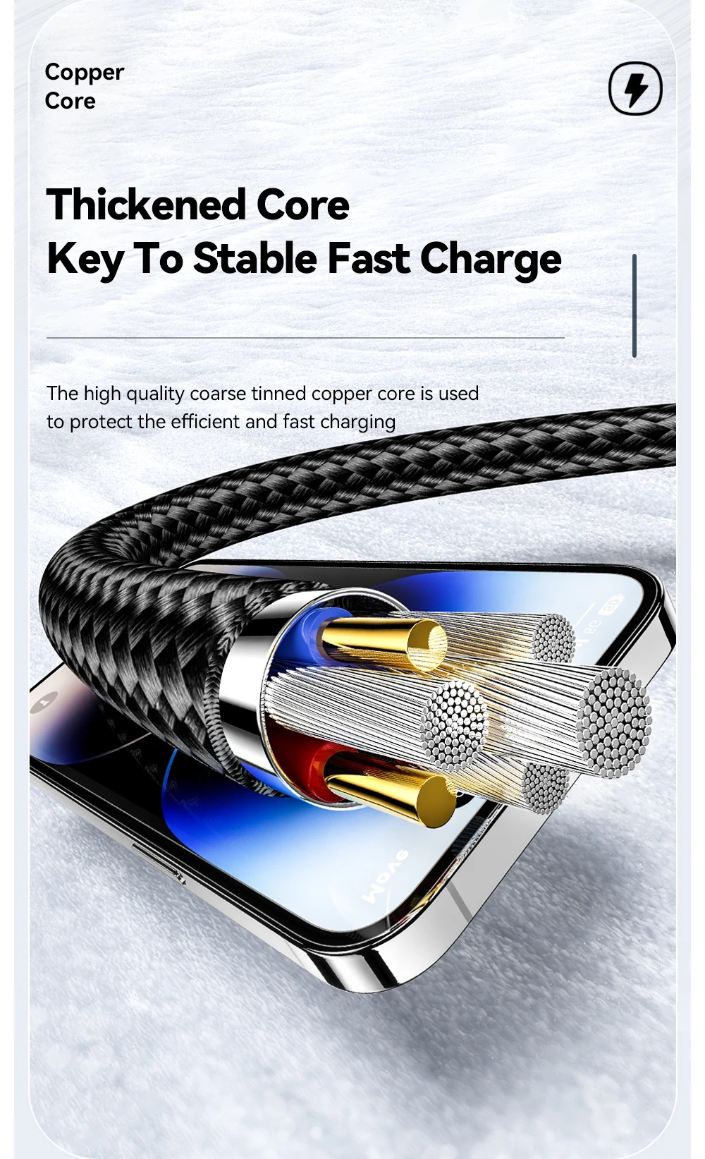 USB C Cable with LED Display