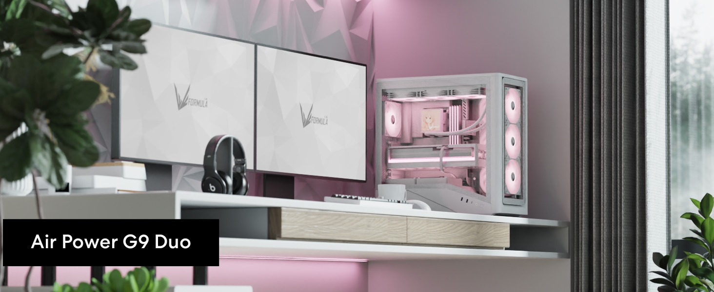 Formula V Line Air Power G9 Duo Mid-Tower PC Case