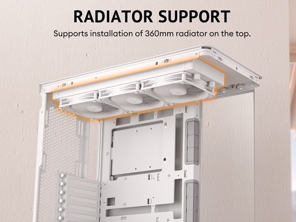  Antec C6 Curve Air White Mid-Tower Case