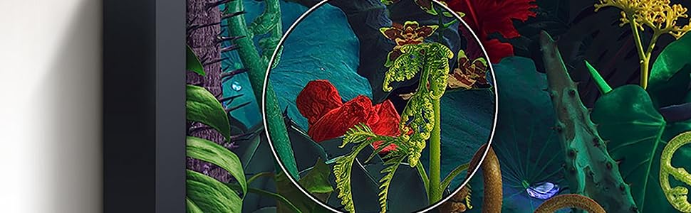 QLED HD TV with 100 Percent Color Volume