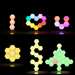 Hexagonal LED lights