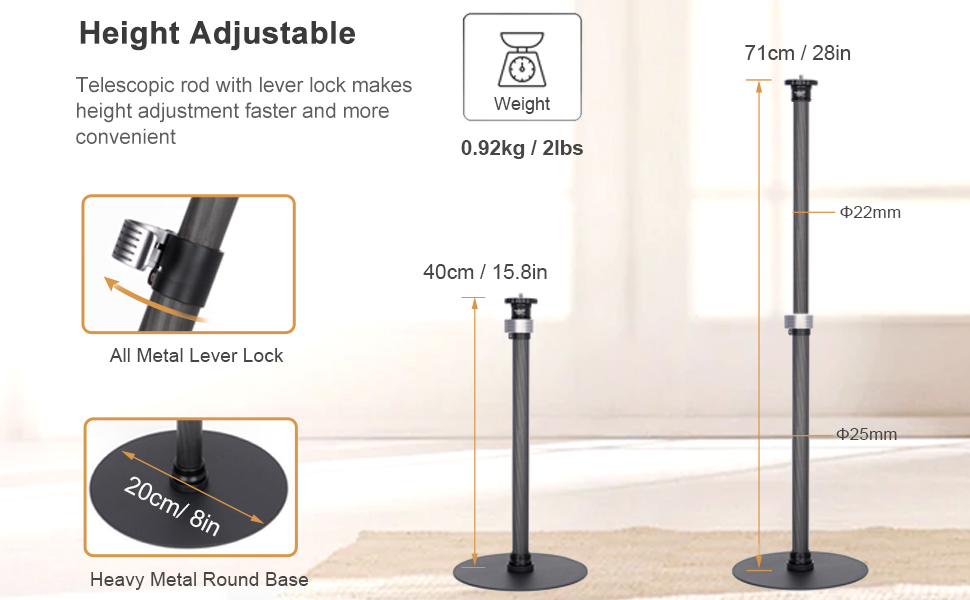 Monopod Stand for Desk