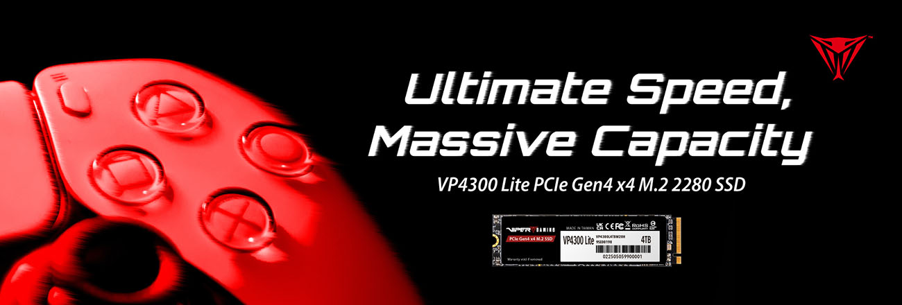 Patriot Viper VP4300 Lite M.2 PCIe Gen 4 x4 Solid State Drive