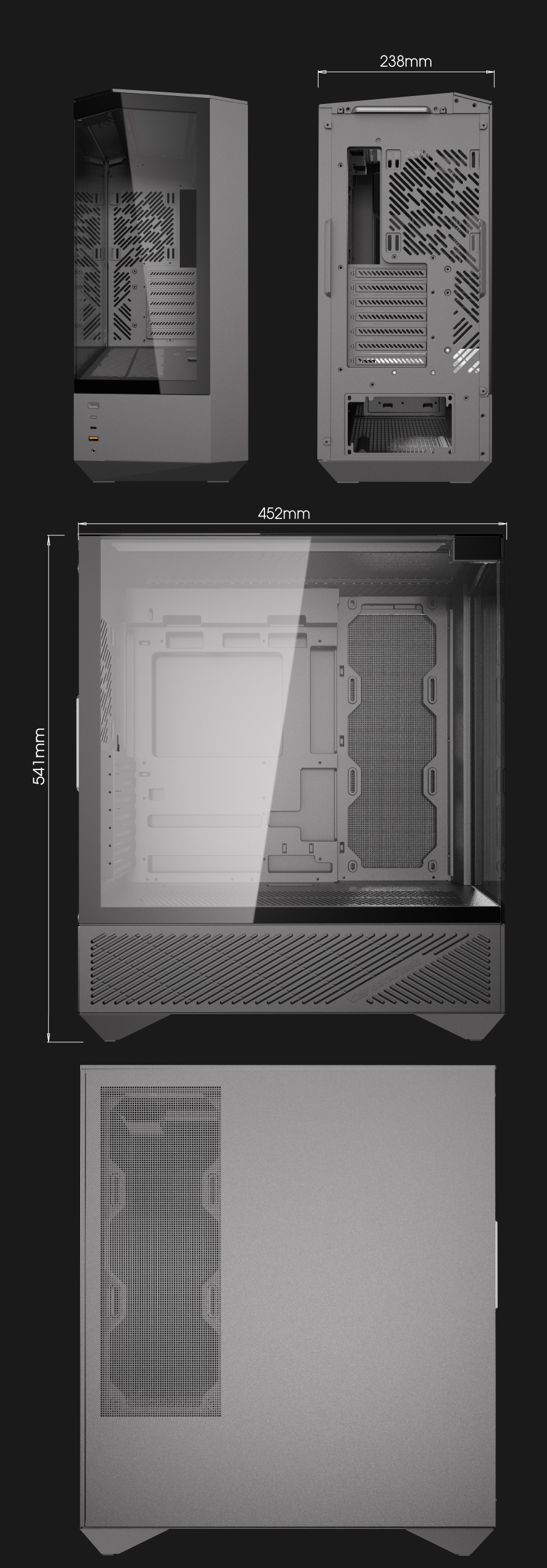 darkFlash DY460 ATX PC Case