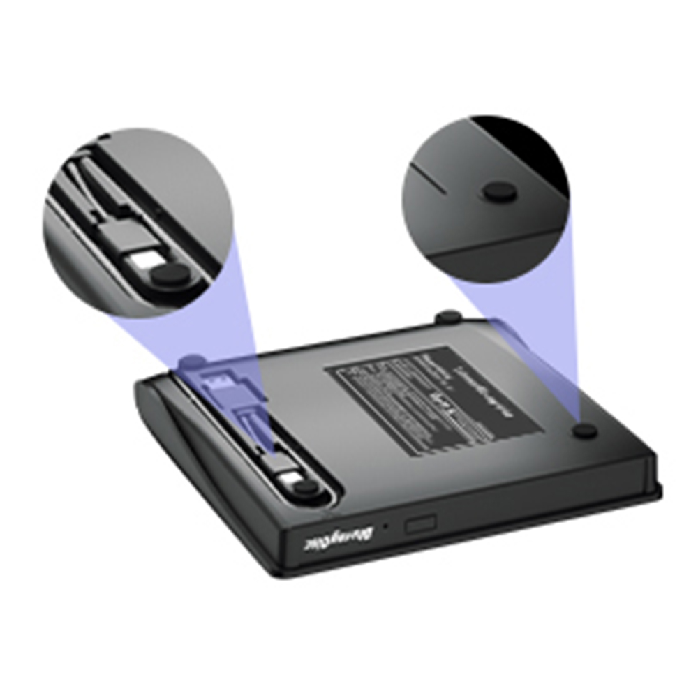 Anti-slip Rubber Feet The Blu-ray player is also fitted with non-slip rubber feet for added stabilit