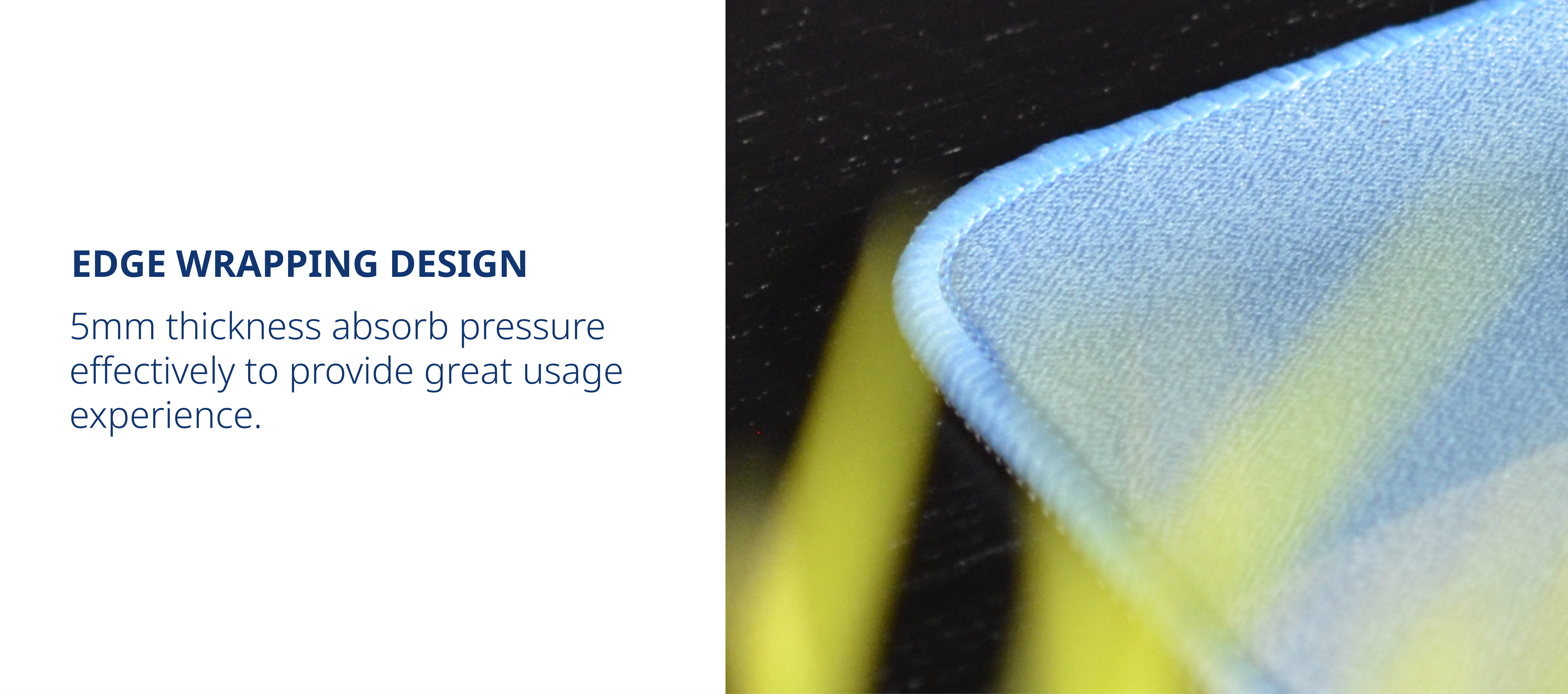 Montech Mouse Pad Edge Wrapping Design