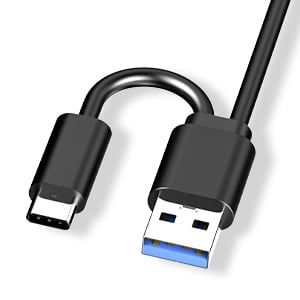 USB 3.0 and Type-C The driver is equipped with a cable with a 2-in-1 dual interface. It is also comp