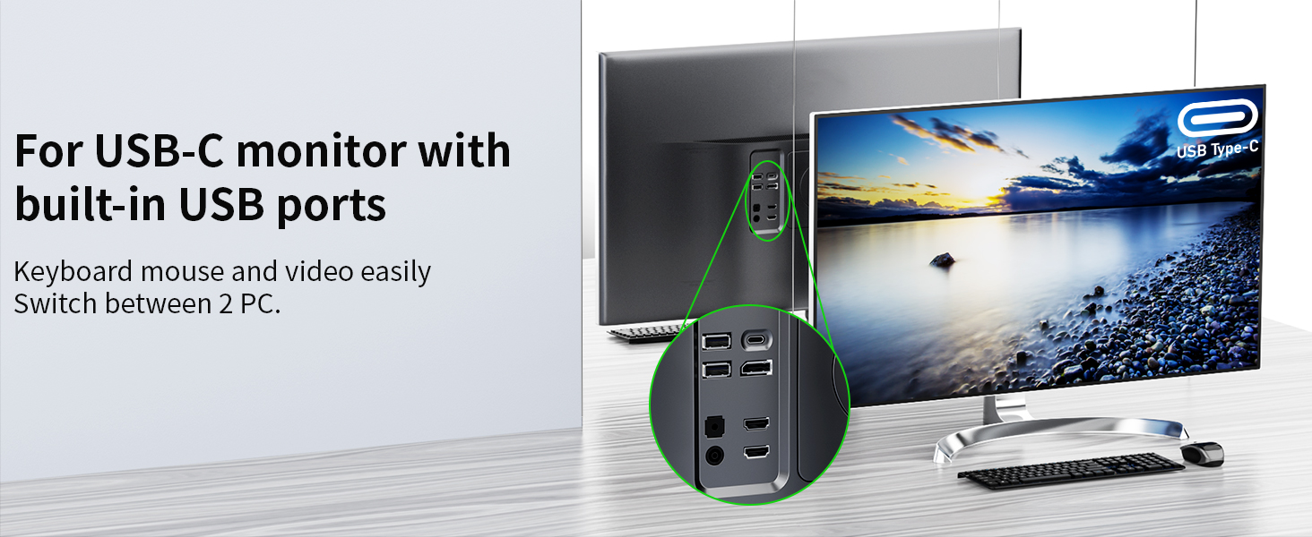 Supports button switch and wired remote(1.5 meters), switching between 2 laptops takes approximately