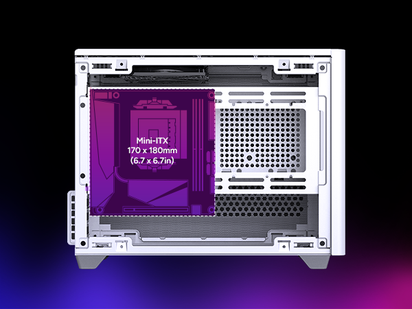 Cooler Master NR200 White SFF Small Form Factor Mini-ITX Case 