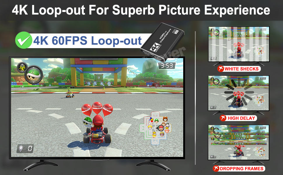 hdmi video capture card for Nintendo Switch/PS5/3ds/Xbox/PS4