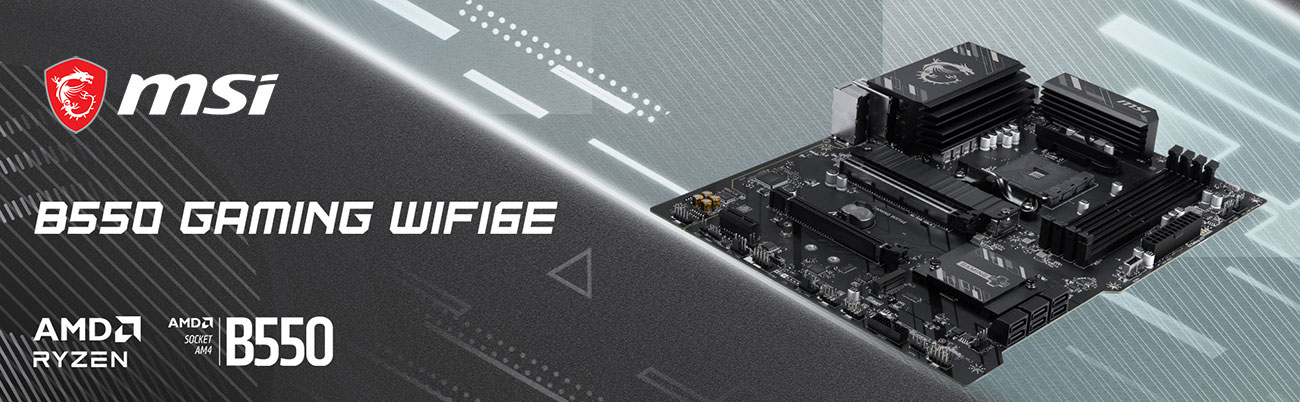 MSI B550 GAMING WIFI6E Motherboard