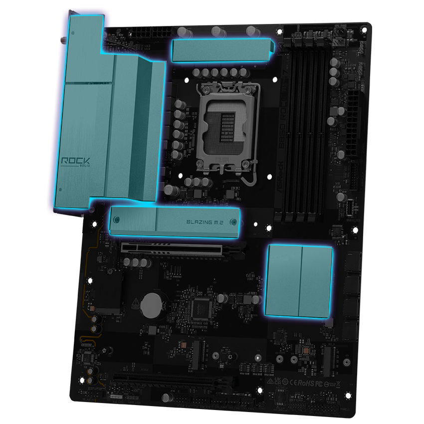 ASRock B860 Rock WiFi 7 Motherboard