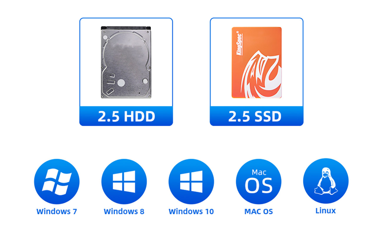 KingSpec 2.5 SSD Enclosure