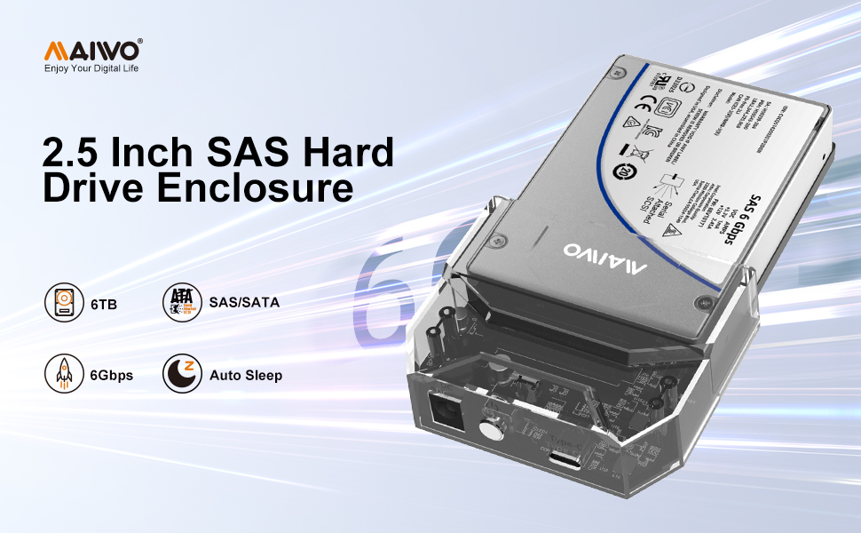 2.5 inch SAS/SATA Hard Drive Enclosure