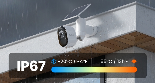Reolink Argus 3 Pro - IP65 weather-resistant design