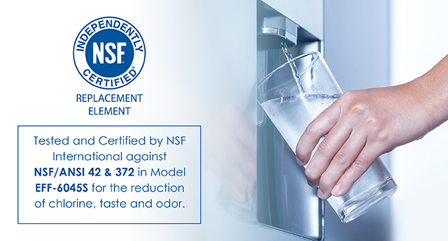 Authoritative NSF 42 Certification High-standard test and authoritative certification approve Waterd