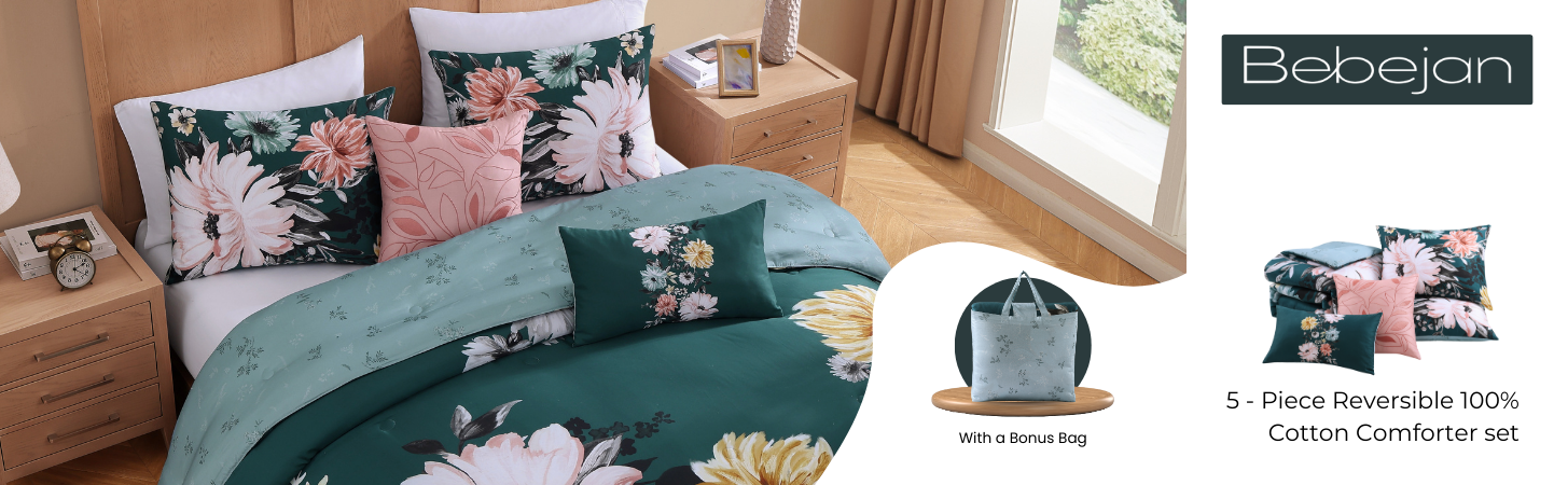 Wild Flowers on Teal