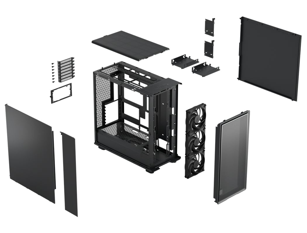 Fractal Design Epoch XL Black Solid High Airflow PC Gaming Case 