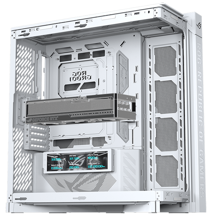 ASUS ROG Cronox ARGB Gaming PC Case - White