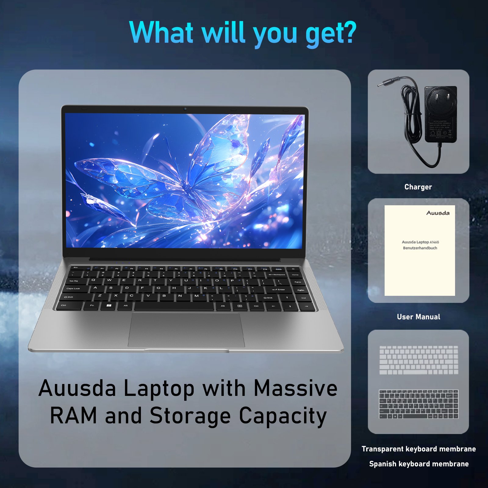 Auusda 14.1" Laptop