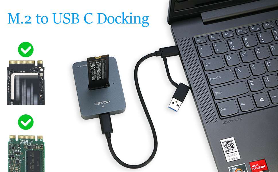 m.2 to usb docking station adapter