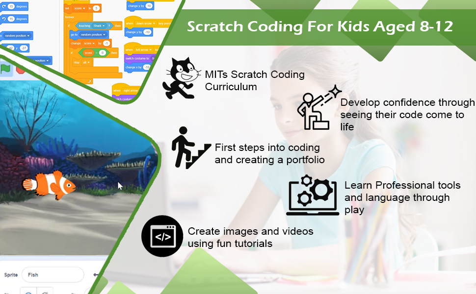 Learn block coding through Scratch