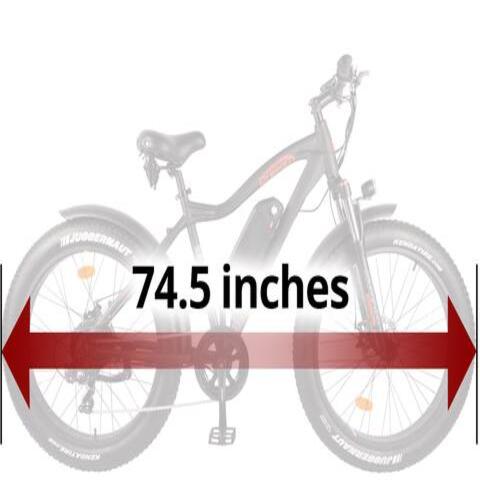 DJ Fat Bike 750W 48V 13Ah Power Electric Bicycle Pearl White LED