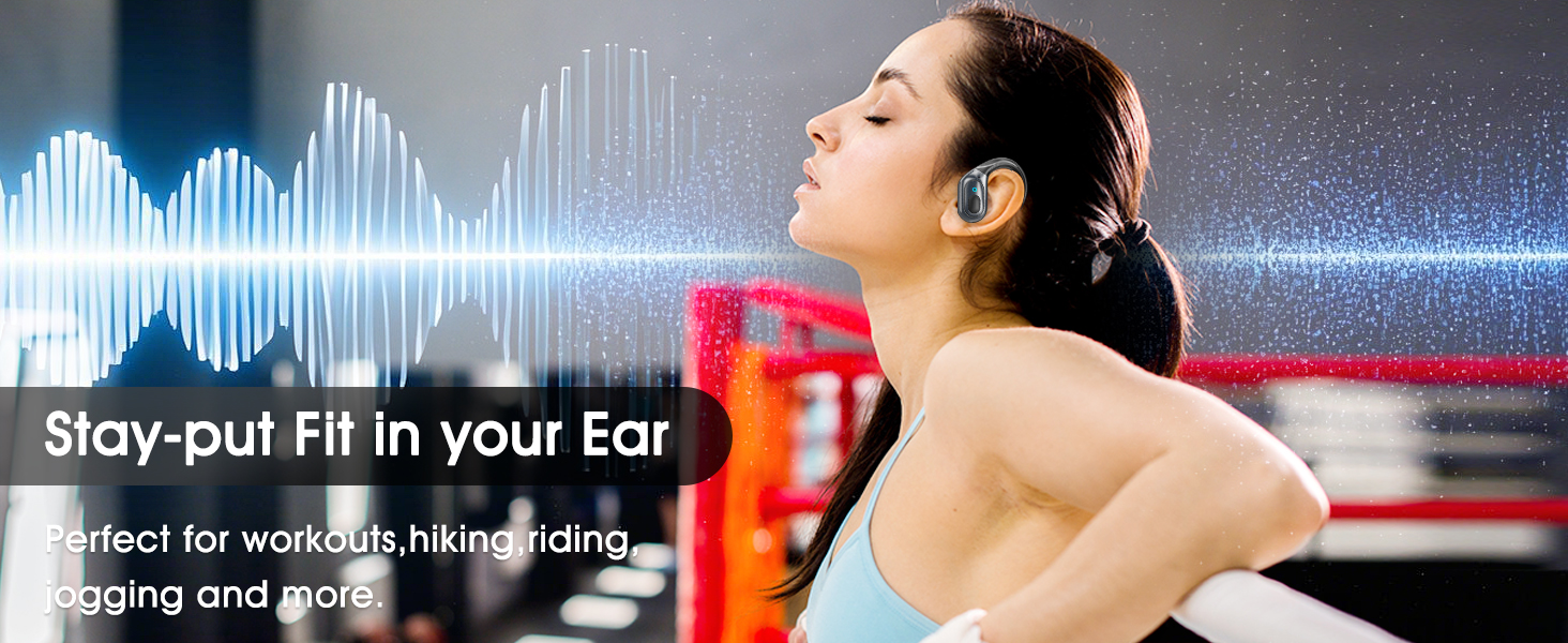 Wireless Earbuds, Sports Bluetooth Headphones, Running Headphones 75Hrs Playtime Ear Buds with LED P