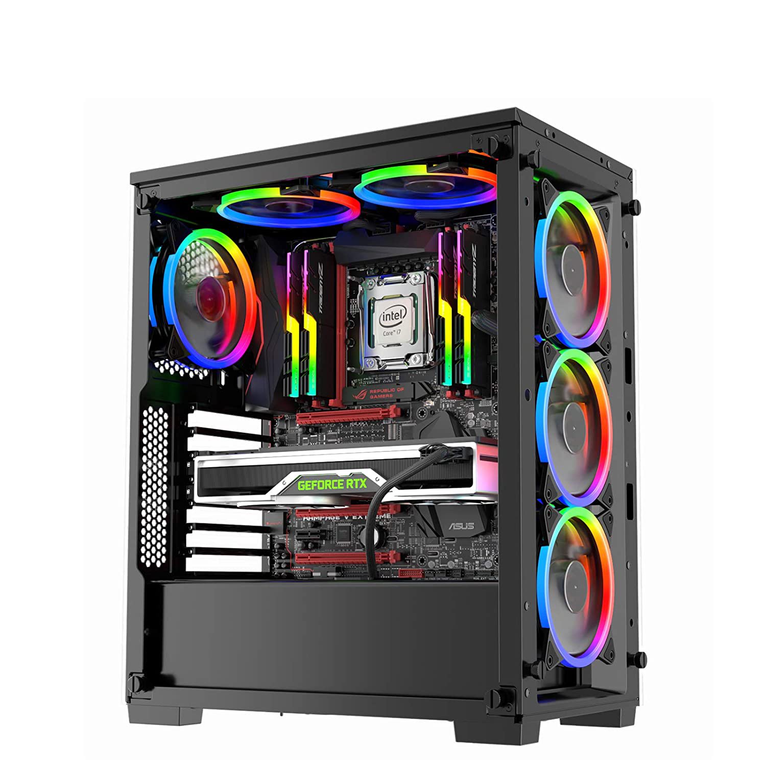 RGB computer fan