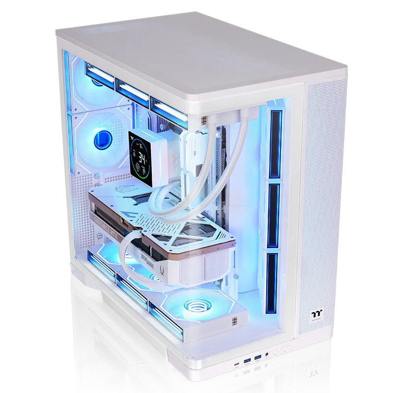 Thermaltake Arcus 380 TG ARGB Mid Tower Chassis - Snow