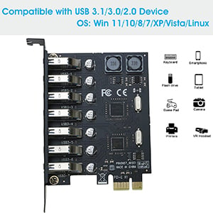 pcie usb 3.0 expansion adapter card