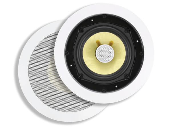 Caliber In-Ceiling Speakers, 5.25in Fiber 2-Way (pair)