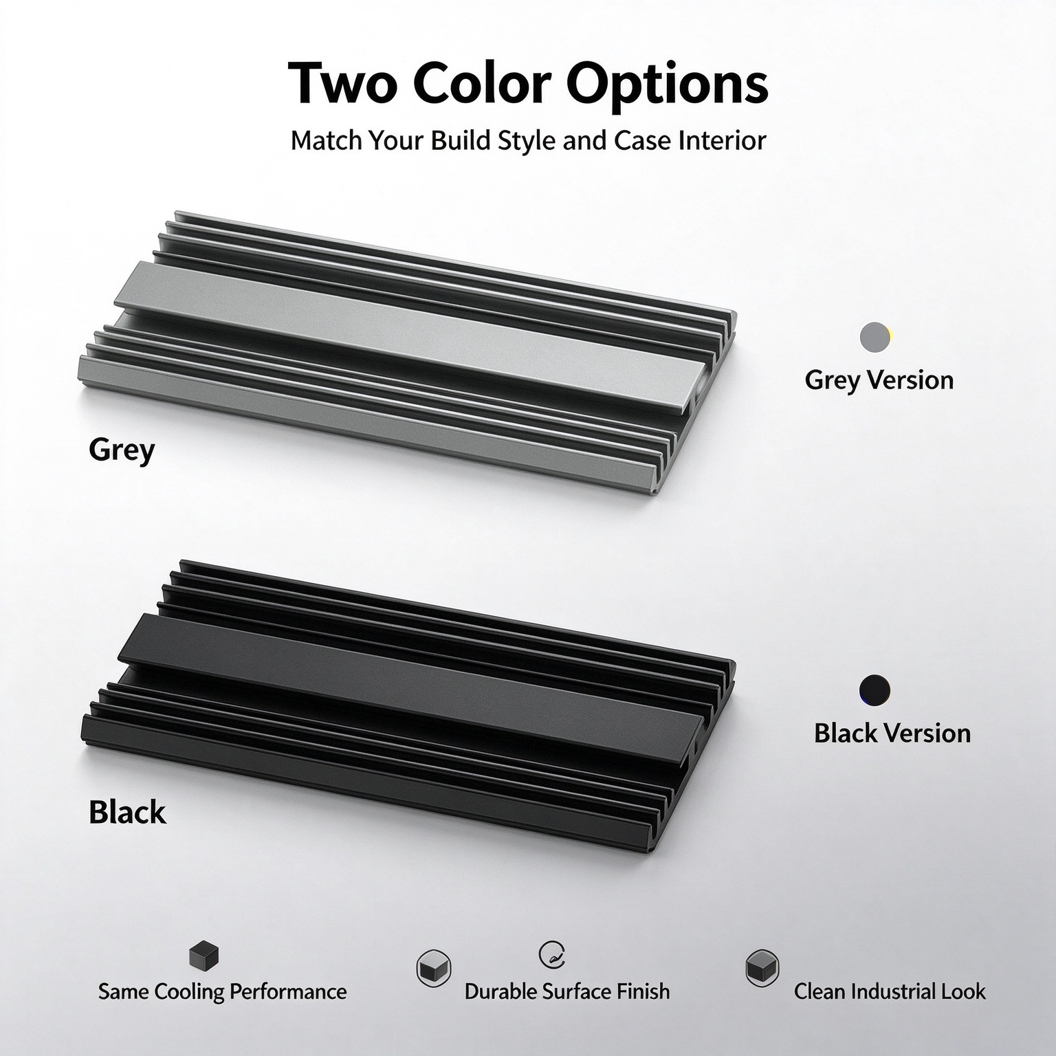 Available in gray/black color options