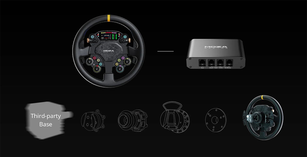 MMOZA CS Pro Steering Wheel