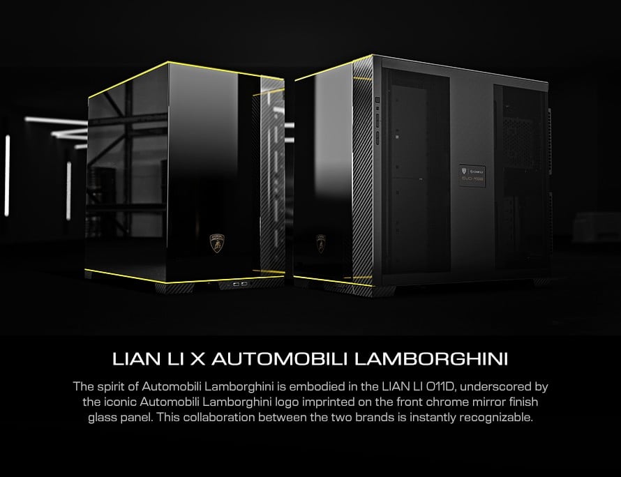 LIAN LI, PC case, case, O11DERGBL, O11, RGBL, Lamborghini, lambo