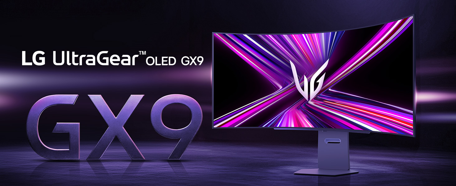 LG UltraGear 45GX900A-B HDR400 USB-C OLED Curved Gaming Computer Monitor