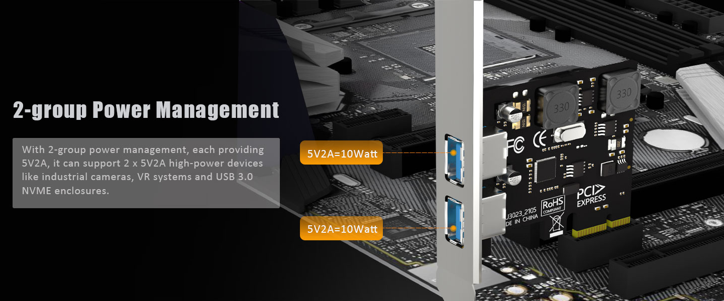 PCIe USB Expansion Card