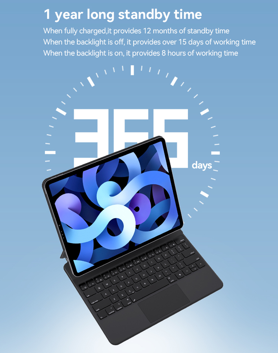 AUSDOM Magnetic Floating Magic Smart Keyboard for iPad Pro 12.9-inch