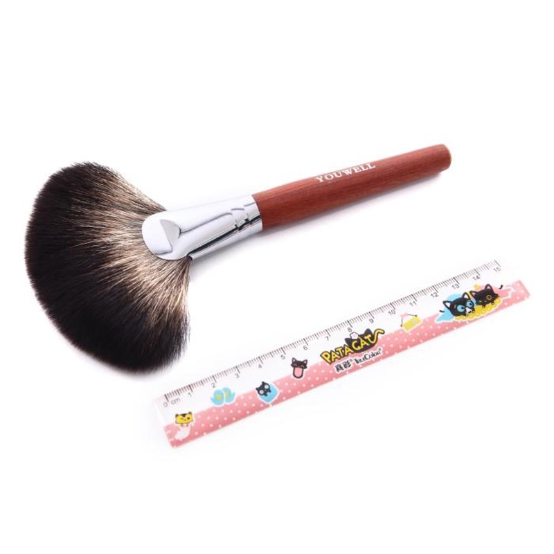 Natural Raccoon Hair Professional Loose Powder Brush