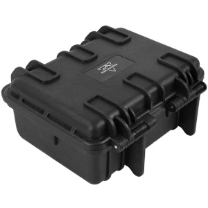 Weatherproof Hard Case with Customizable Foam, Fits HUBSAN Quadcopter Drones, 11 x 8 x 5 in Internal