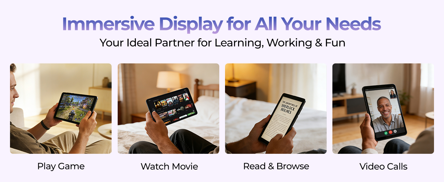 Immersive Display for All Your NeedsYour Ideal Partner for Learning, Working & Fun