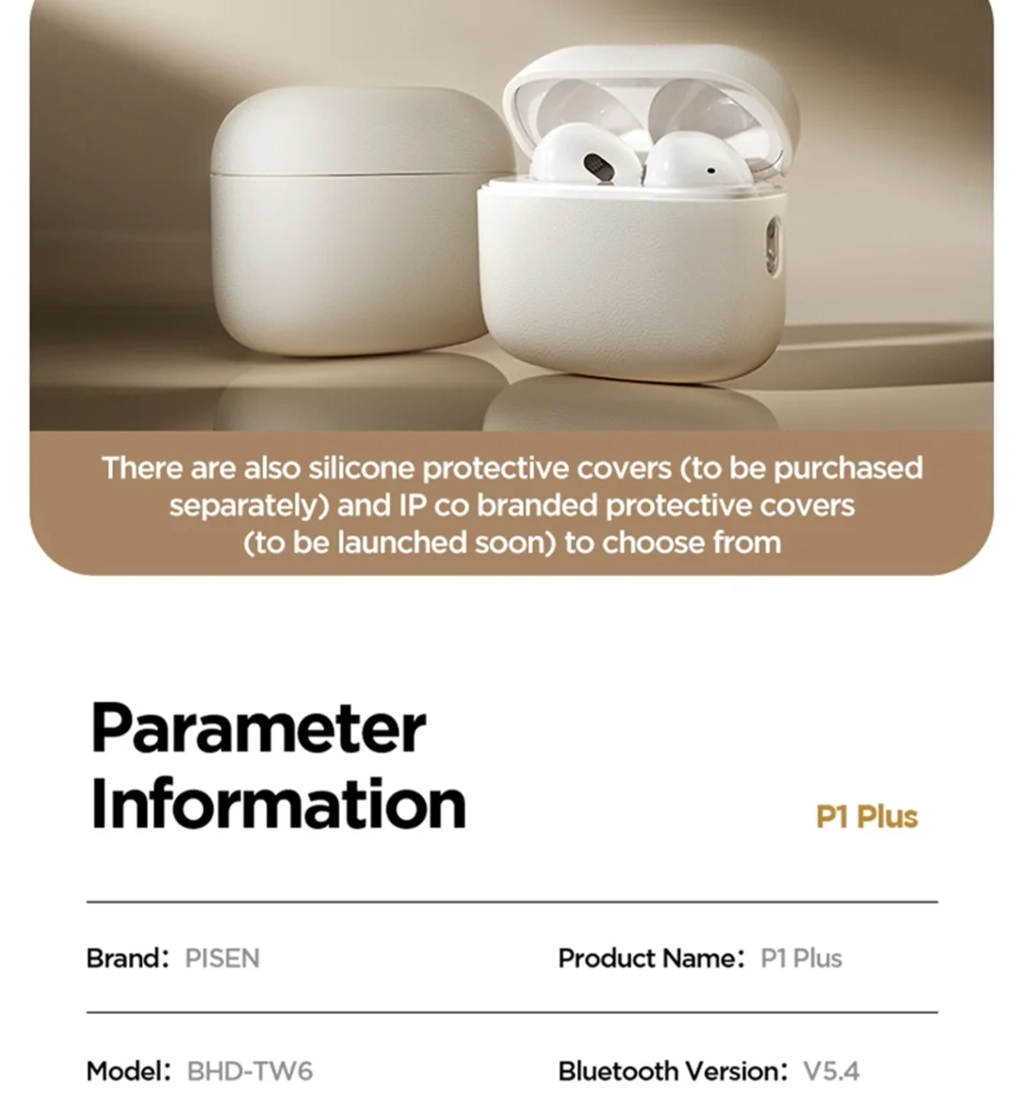 PISEN  BHD-TW6 P1 Plus TWS Headset